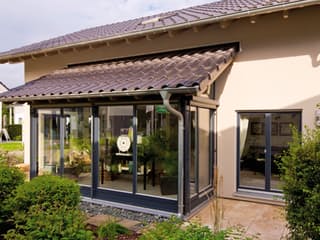 Fertighaus FINO 320 B - MH München-Poing von FingerHaus, Satteldach-Klassiker Außenansicht 7