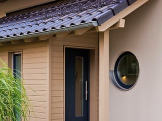 Fertighaus FINO 320 B - MH München-Poing von FingerHaus, Satteldach-Klassiker Außenansicht 8