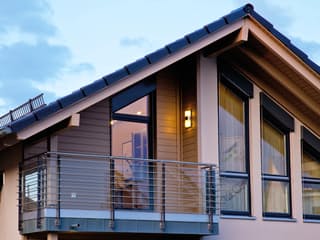 Fertighaus FINO 320 B - MH München-Poing von FingerHaus, Satteldach-Klassiker Außenansicht 9