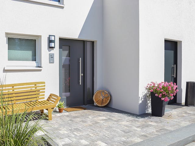 Fertighaus Dreifamilienhaus 241 von FischerHaus Schlüsselfertig ab 1012915€, Stadtvilla Außenansicht 3