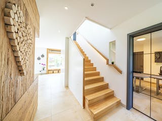 Fertighaus Musterhaus CasaMina von FischerHaus Schlüsselfertig ab 546490€, Satteldach-Klassiker Innenansicht 3