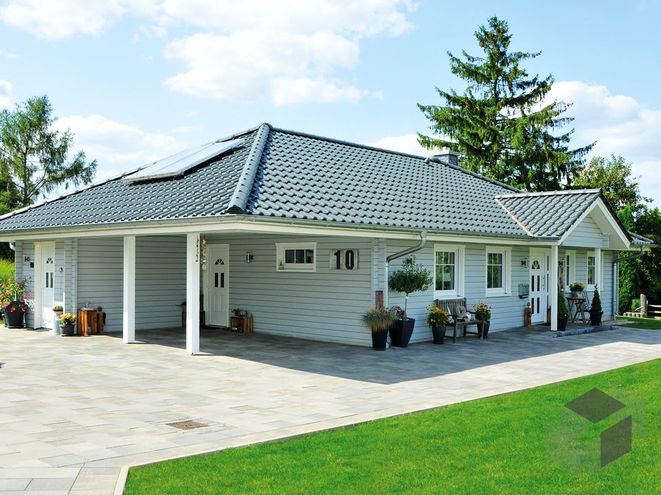 Malmö mit Carport von Fjorborg Außenansicht