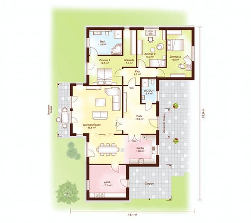 Fjorborg - Nordby Floorplan 1