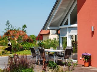 Fertighaus FLAIR 120 von FingerHaus, Satteldach-Klassiker Außenansicht 4