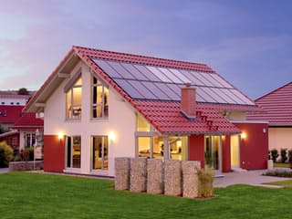 Fertighaus MH Marburg - frei geplant - FLAIRplus von FingerHaus Schlüsselfertig ab 411640€, Außenansicht 3