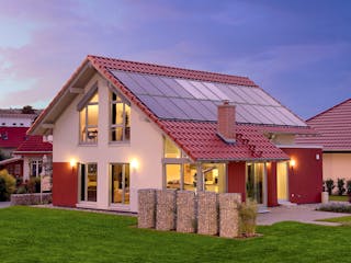 Fertighaus MH Marburg - frei geplant - FLAIRplus von FingerHaus Schlüsselfertig ab 411640€, Außenansicht 3