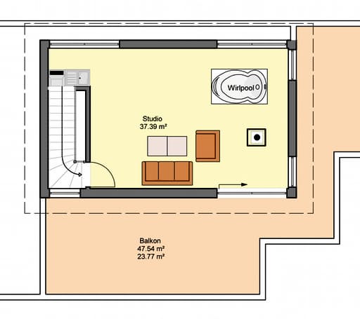 Fertighaus Flaviano von Büdenbender Schlüsselfertig ab 811775€, Cubushaus Grundriss 3