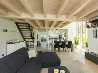 Fertighaus F160 - Faber von Fluck Holzbau Schlüsselfertig ab 480000€, Satteldach-Klassiker Innenansicht 1