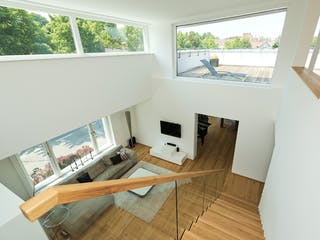 Fertighaus F280 - Mellert von Fluck Holzbau Schlüsselfertig ab 850000€, Blockhaus Innenansicht 3