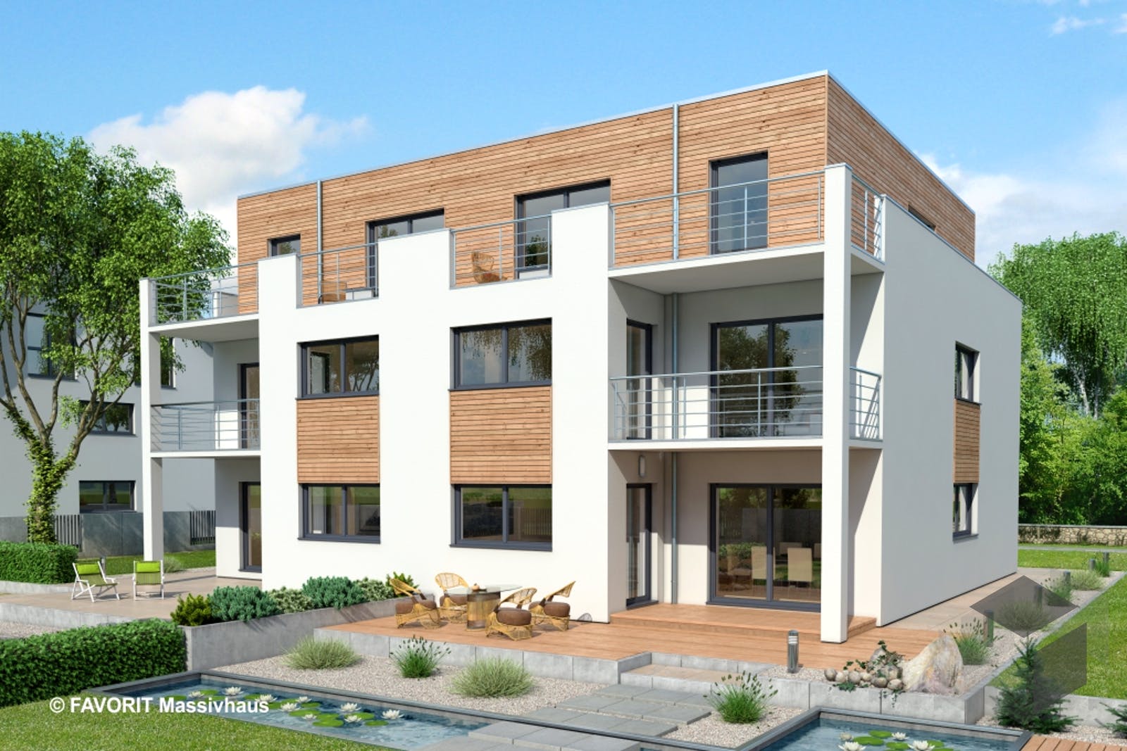 Mehrfamilienhaus FORMAT 5 480 von Favorit Massivhaus