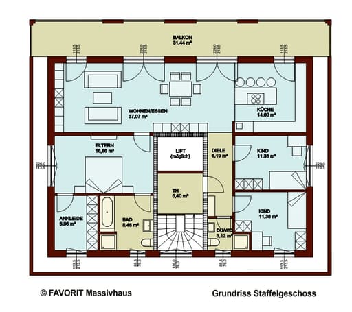 Grundrisse 5 Familienhaus - Test