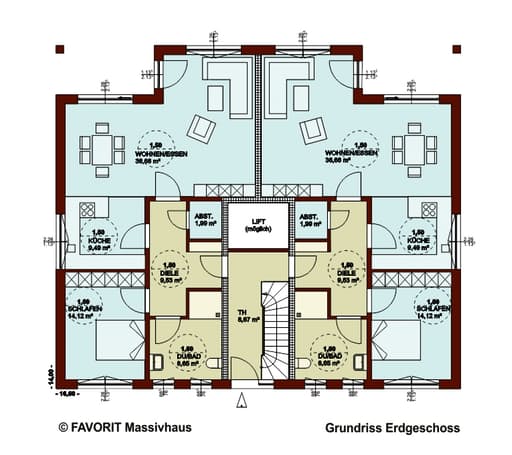 Mehrfamilienhaus FORMAT 6-484 Von Favorit Massivhaus | Fertighaus.de