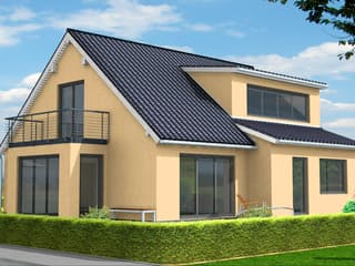 Fertighaus Fortuna 180 - Zweifam.-haus von Klaus Kowalski Immobilien Schlüsselfertig ab 259743€, Außenansicht 1