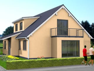 Fertighaus Fortuna 180 - Zweifam.-haus von Klaus Kowalski Immobilien Schlüsselfertig ab 259743€, Außenansicht 2