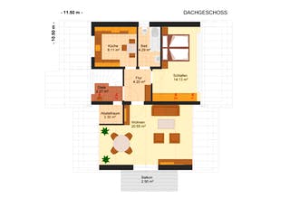 Fertighaus Fortuna 180 - Zweifam.-haus von Klaus Kowalski Immobilien Schlüsselfertig ab 259743€, Grundriss 1