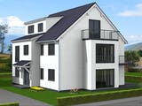 Fertighaus Fortuna 283 - Dreifamilienhaus von Klaus Kowalski Immobilien Schlüsselfertig ab 373903€, Außenansicht 1