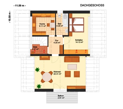 Fortuna 283 (Dreifamilienhaus) floor_plans 1