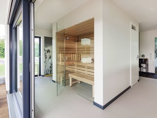 Fertighaus frame. - MH Köln von LUXHAUS, Cubushaus Innenansicht 11