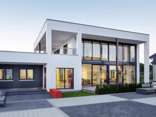 Fertighaus frame. - MH Köln von LUXHAUS, Cubushaus Außenansicht 3