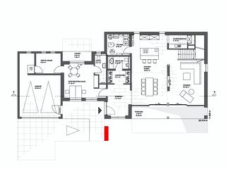 Fertighaus frame. - MH Köln von LUXHAUS, Cubushaus Grundriss 1