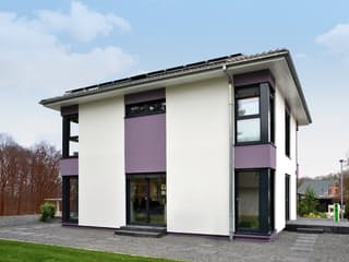 Fertighaus Frankfurt von STREIF Haus, Stadtvilla Außenansicht 2