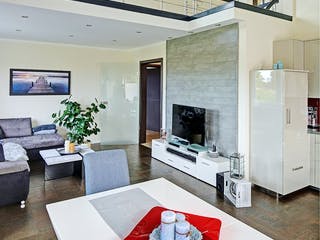 Fertighaus Typ 1 von Fricke Holzbau Schlüsselfertig ab 280000€, Pultdachhaus Innenansicht 1