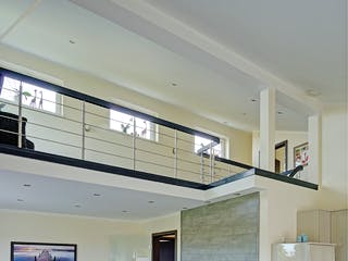 Fertighaus Typ 1 von Fricke Holzbau Schlüsselfertig ab 280000€, Pultdachhaus Innenansicht 3