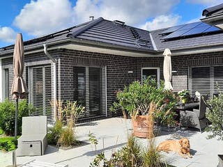 Fertighaus Typ 4 von Fricke Holzbau Schlüsselfertig ab 450000€, Bungalow Außenansicht 3
