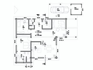Blockhaus An der Sülz von Fullwood Wohnblockhaus Ausbauhaus ab 230000€, Bungalow Grundriss 1