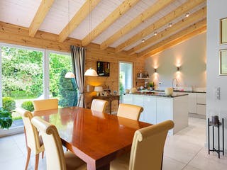 Blockhaus An der Sülz von Fullwood Wohnblockhaus Ausbauhaus ab 230000€, Bungalow Innenansicht 4