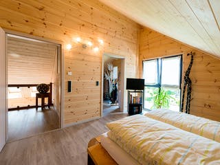 Blockhaus Auf der Röth von Fullwood Wohnblockhaus Bausatzhaus ab 145000€, Blockhaus Innenansicht 10