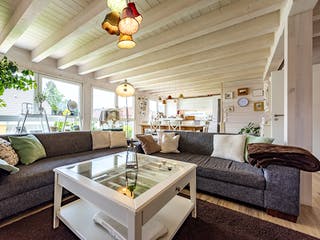 Blockhaus Heidelberg von Fullwood Wohnblockhaus Ausbauhaus ab 640000€, Blockhaus Innenansicht 1