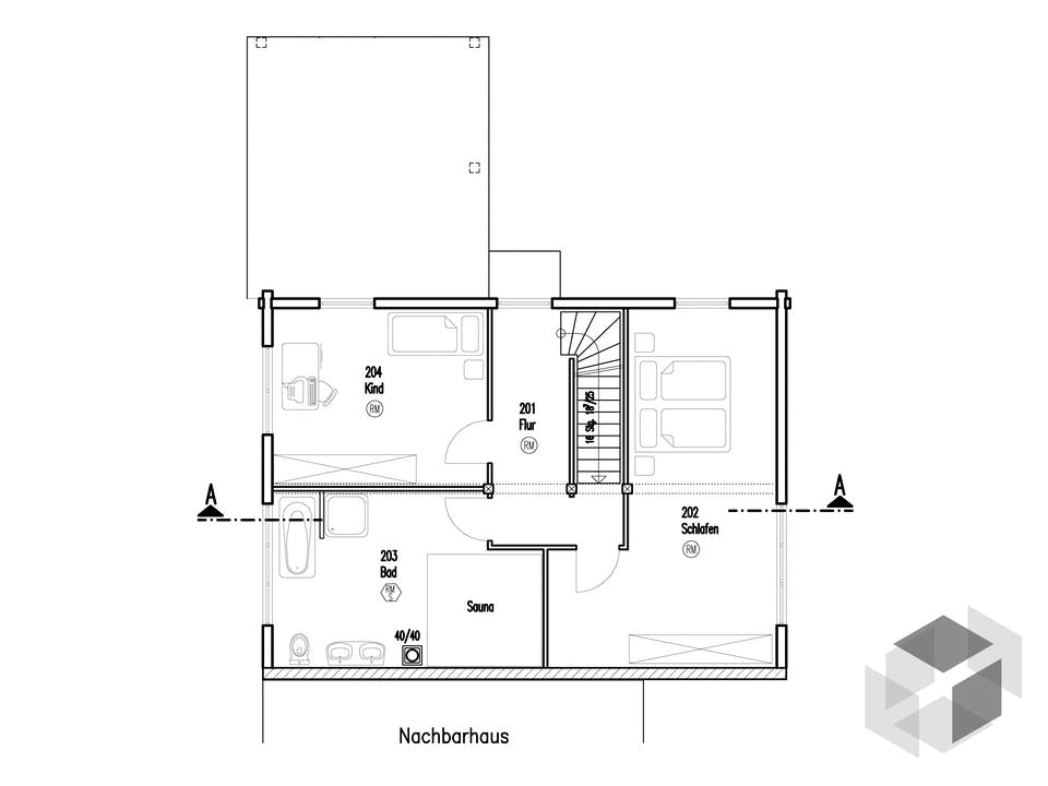 Im Eichenhain von Fullwood Wohnblockhaus Grundriss