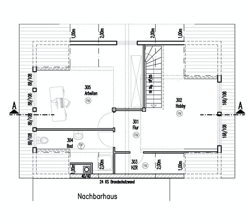 Blockhaus Im Eichenhain von Fullwood Wohnblockhaus Ausbauhaus ab 390000€, Blockhaus Grundriss 3