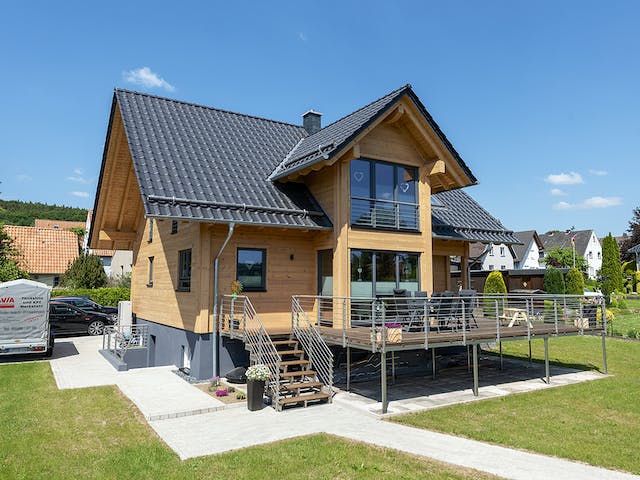 Einfamilienhaus Köterbergblick Von Fullwood Wohnblockhaus | Fertighaus.de