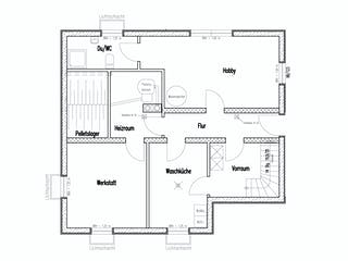 Blockhaus Mittelfranken von Fullwood Wohnblockhaus Ausbauhaus ab 200000€, Blockhaus Grundriss 3
