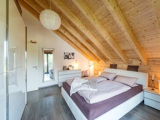Blockhaus Mittelfranken von Fullwood Wohnblockhaus Ausbauhaus ab 200000€, Blockhaus Innenansicht 8