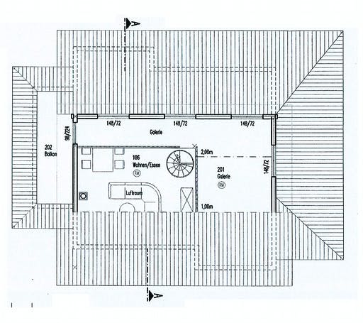 Blockhaus Neffelbach von Fullwood Wohnblockhaus Ausbauhaus ab 220000€, Pultdachhaus Grundriss 2