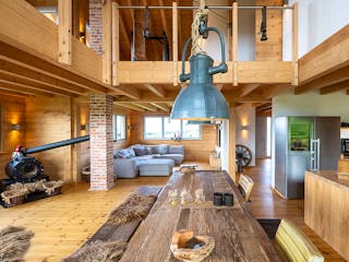 Blockhaus Schwarzwaldblick von Fullwood Wohnblockhaus Bausatzhaus ab 360000€, Satteldach-Klassiker Innenansicht 2