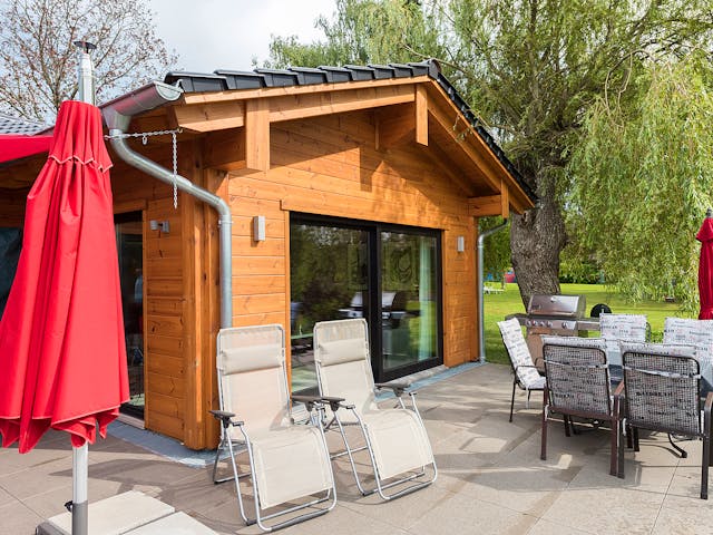 Blockhaus Seeblick von Fullwood Wohnblockhaus Ausbauhaus ab 390000€, Bungalow Außenansicht 3