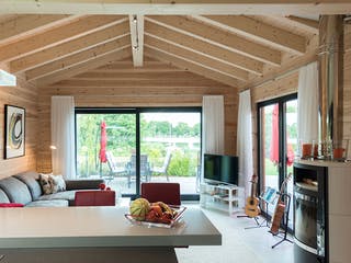 Blockhaus Seeblick von Fullwood Wohnblockhaus Ausbauhaus ab 290000€, Bungalow Innenansicht 2
