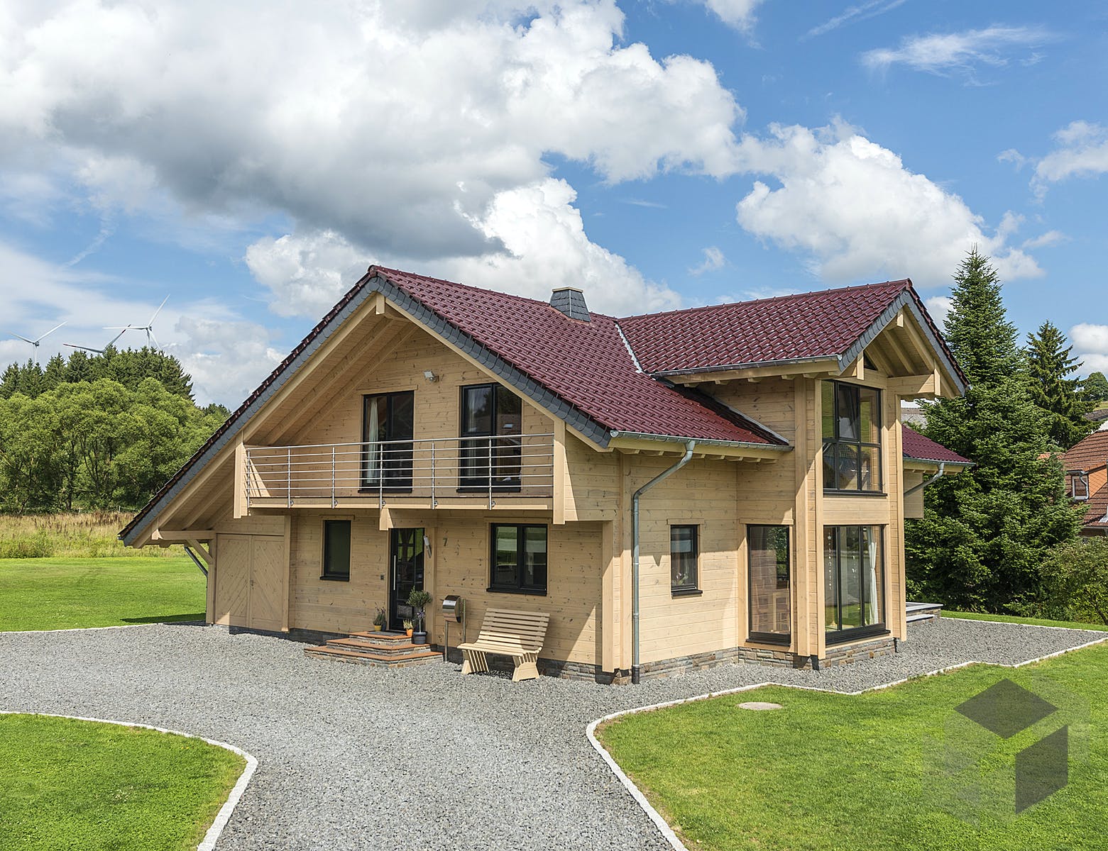 Einfamilienhaus Wiesengrund Von Fullwood Wohnblockhaus | Fertighaus.de