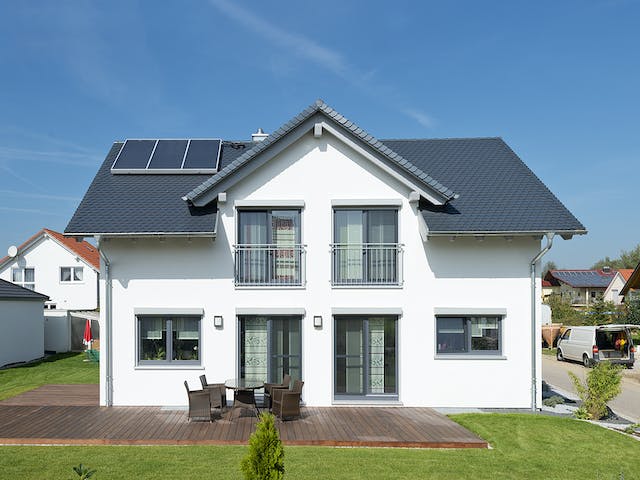 Fertighaus SD 134-136 - Landhaus für junge Familien von Gapp Holzbau Schlüsselfertig ab 375000€, Außenansicht 1