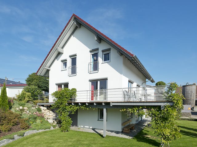 Fertighaus SD 150-072 - Familienfreundliches  Landhaus von Gapp Holzbau Schlüsselfertig ab 410000€, Außenansicht 1