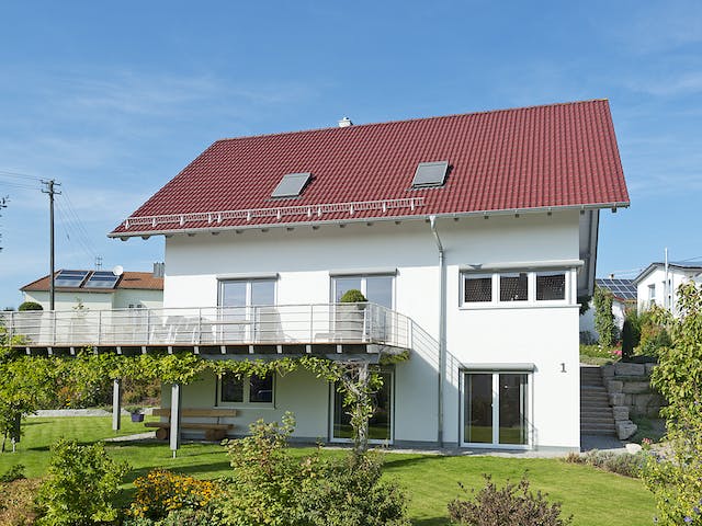 Fertighaus SD 150-072 - Familienfreundliches  Landhaus von Gapp Holzbau Schlüsselfertig ab 410000€, Außenansicht 2