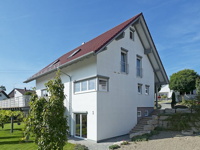 Fertighaus SD 150-072 - Familienfreundliches  Landhaus von Gapp Holzbau Schlüsselfertig ab 410000€, Außenansicht 3