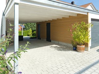 Fertighaus SD 152-065 - Geräumiges Einfamilienhaus von Gapp Holzbau Ausbauhaus ab 296400€, Außenansicht 4
