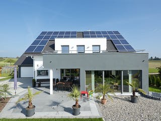 Fertighaus SD 190-144 - Modernes Architektenhaus von Gapp Holzbau Schlüsselfertig ab 568000€, Außenansicht 1