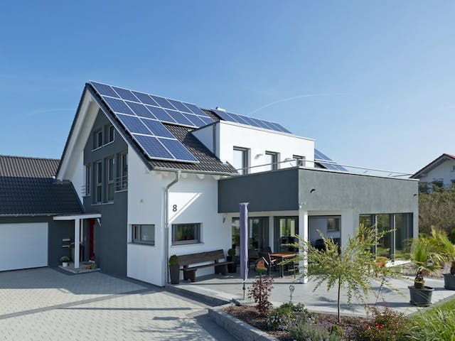 Fertighaus SD 190-144 - Modernes Architektenhaus von Gapp Holzbau Schlüsselfertig ab 528000€, Außenansicht 2