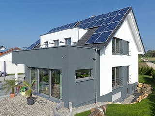 Fertighaus SD 190-144 - Modernes Architektenhaus von Gapp Holzbau Schlüsselfertig ab 568000€, Außenansicht 3
